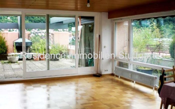 Wohnbereich - Dachterrasse - Wohnung Gerlingen