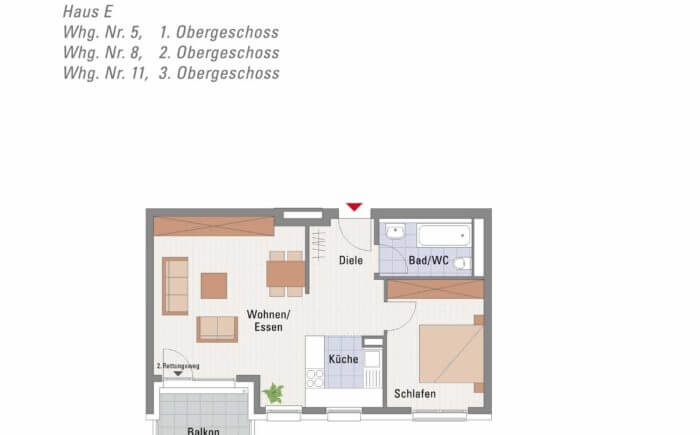 Grundriss - Mietwohnung - Stuttgart Nord